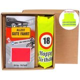 Gute Fahrt 18. Geburtstag Geschenkbox