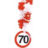 Hawaiikette Verkehrsschild 70 Geburtstag
