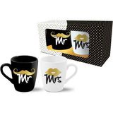 Mr & Mrs Tassen Set Gold