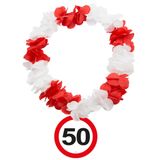 Hawaiikette Verkehrsschild 50 Geburtstag