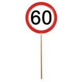 Mini Verkehrsschilder 60. Geburtstag 12 Stück