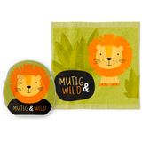 Magisches Handtuch Löwe Mutig und Wild
