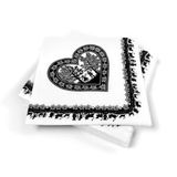 Servietten Swiss Heart 20 Stück