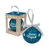 Weihnachtskugel Bester Papa