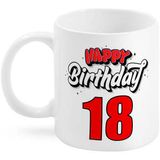 Happy Birthday 18 Tasse 300ml