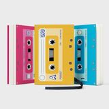Notizbuch Musikkassette 3er Set