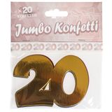 Jumbo Konfetti 20. Geburtstag