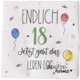 Servietten 18. Geburtstag