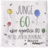 Servietten 60. Geburtstag