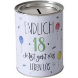 Spardose 18. Geburtstag
