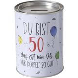 Spardose 50. Geburtstag