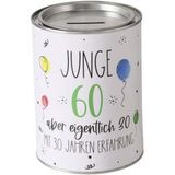 Spardose 60. Geburtstag
