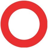 Verkehrstafel Geburtstag leer