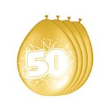 Latexballons Explosion 50. Geburtstag gold