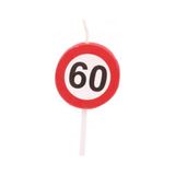 Kerze Verkehrsschild 60. Geburtstag