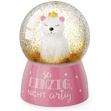 Mini Glitzerkugel Katze