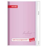 Hausaufgabenheft Unicolor für clevere Faule pink