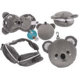 Kinder Plüsch-Reisekissen mit Augenmaske Koala