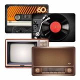 Retro Tischsets 4 Stück
