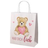 Geschenktasche Teddy Hab dich Lieb