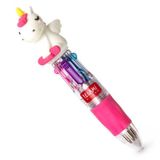 Legami Mini-Kugelschreiber mit 4 Farben Unicorn