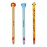 Legami Set mit 3 löschbaren Gelstiften Savannah Friends
