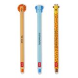 Legami Set mit 3 löschbaren Gelstiften Savannah Friends