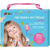 Avenir Nagelsticker & Tattoos Meerjungfrau