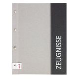 Zeugnismappe Spectrum mit Buchschrauben Grey