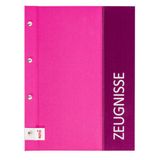 Zeugnismappe Spectrum mit Buchschrauben Pink