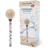 Zirbenfamilie Zirbenkugel Edelsteinstab Blume des Lebens