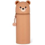 Legami 2-in-1-Federmäppchen Teddy Bär aus Silikon