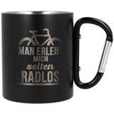 Tasse Karabiner Becher Radlos