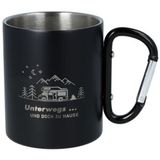 Tasse Karabiner Becher Unterwegs und doch Zuhause