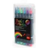 Legami Set mit 12 Filzstiften mit Pinselspitze Brush Markers