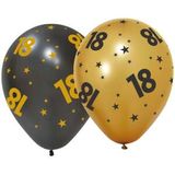 Gummiballone Golden Celebrations 18. Geburtstag