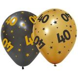Gummiballone Golden Celebrations 40. Geburtstag