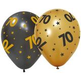 Gummiballone Golden Celebrations 70. Geburtstag