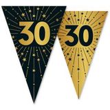 Wimpelkette Golden Celebrations 30. Geburtstag