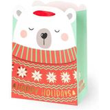 Legami Weihnachtsgeschenktüte Polar Bear Mittel