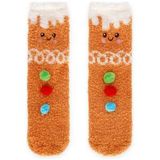 Legami Rutschfeste Socken für Erwachsene Lebkuchenmann