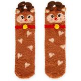 Legami Rutschfeste Socken für Erwachsene Rentier