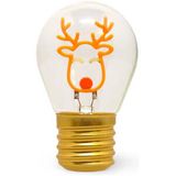 Legami Deko-Tischlampe in Glühbirnenform Reindeer