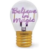 Legami Tischlampe in Glühbirnenform Believe in Magic Bulb Fiction