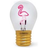 Legami Tischlampe in Glühbirnenform Flamingo Bulb Fiction