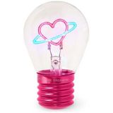 Legami Tischlampe in Glühbirnenform Heart Bulb Fiction
