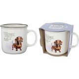 Kultbecher Dackel Es sind die kleinen Dinge 250ml