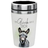Thermobecher To Go Esel Zum Glück gibt es Dich 240ml