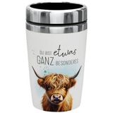Thermobecher To Go Hochlandrind Du bist etwas ganz besonderes 240ml