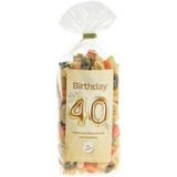 40. Geburtstag Happy Birthday Pastasäckli 250g
